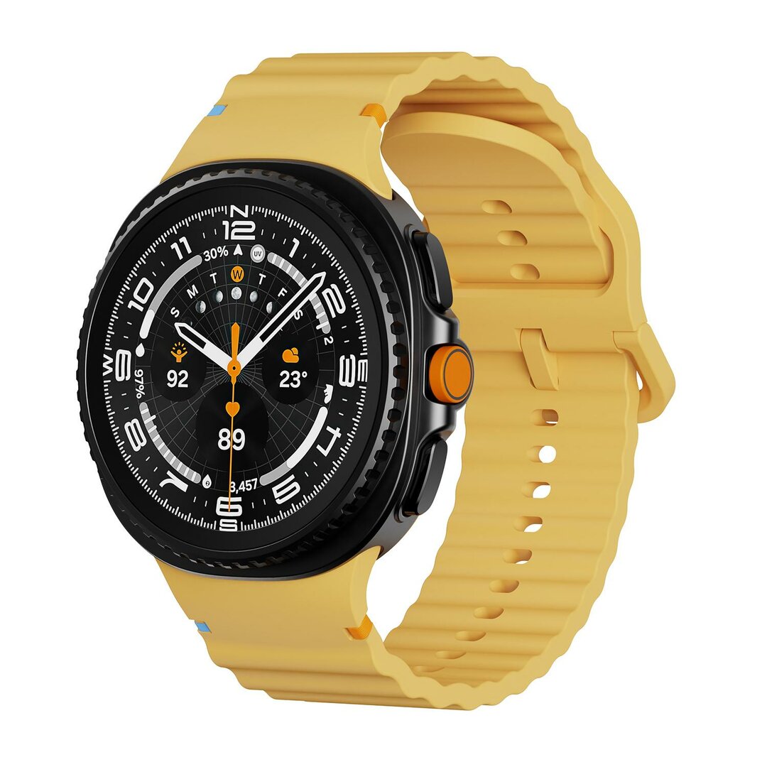 Classic Wave siliconen band - Oker - Samsung Galaxy Watch 8 - 40mm / 44mm