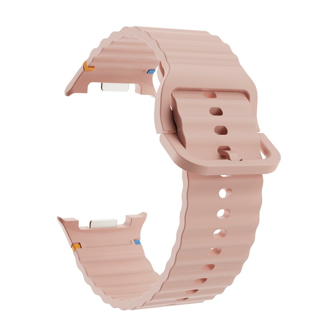 Classic Wave siliconen band - Roze - Samsung Galaxy Watch 8 - 40mm / 44mm