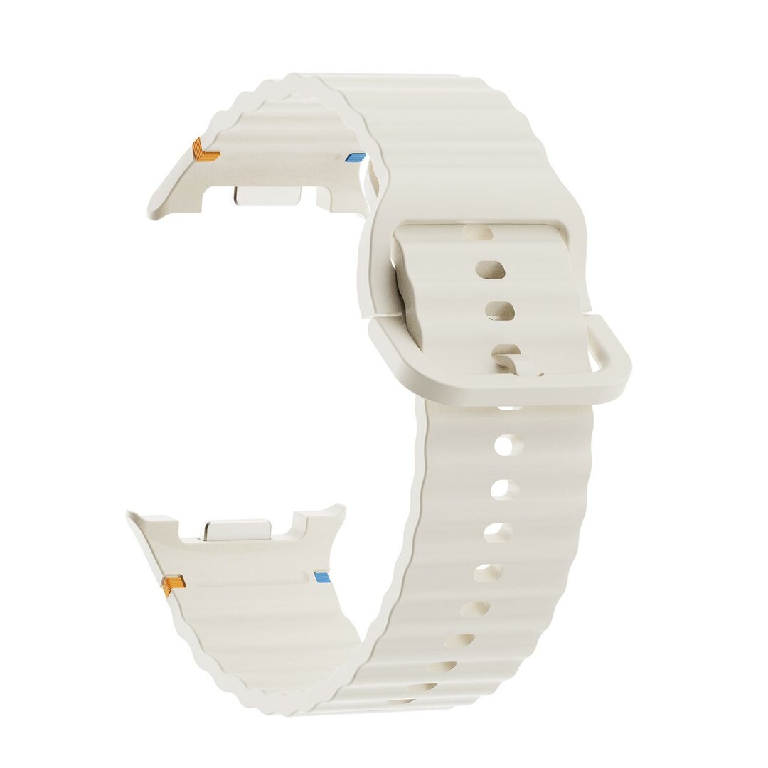 Classic Wave siliconen band - Sterrenlicht - Samsung Galaxy Watch 8 - 40mm / 44mm