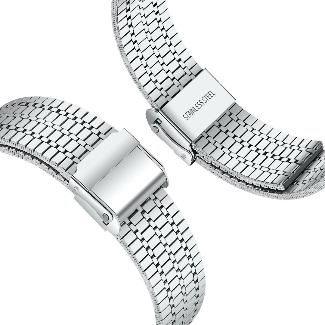 Stalen bandje - Zilver - Samsung Galaxy Watch 8 - 40mm / 44mm