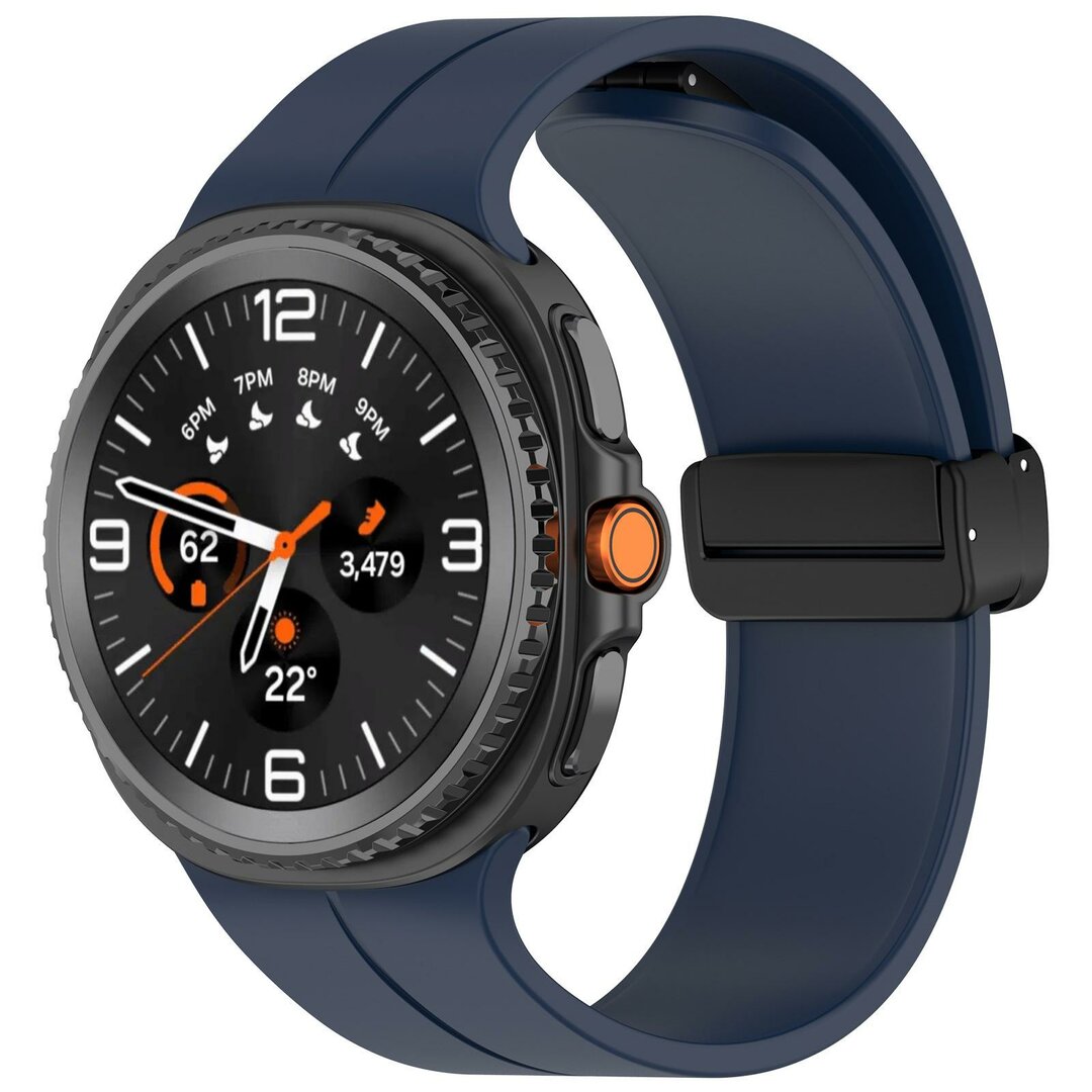D-buckle Solid Line sportbandje - Donkerblauw - Samsung Galaxy Watch 8 - 40mm / 44mm