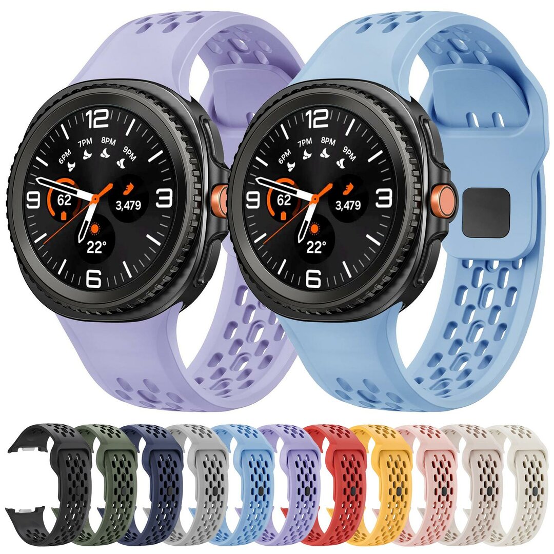 Ultimate sport edition band - Zwart - Samsung Galaxy Watch 8 - 40mm / 44mm