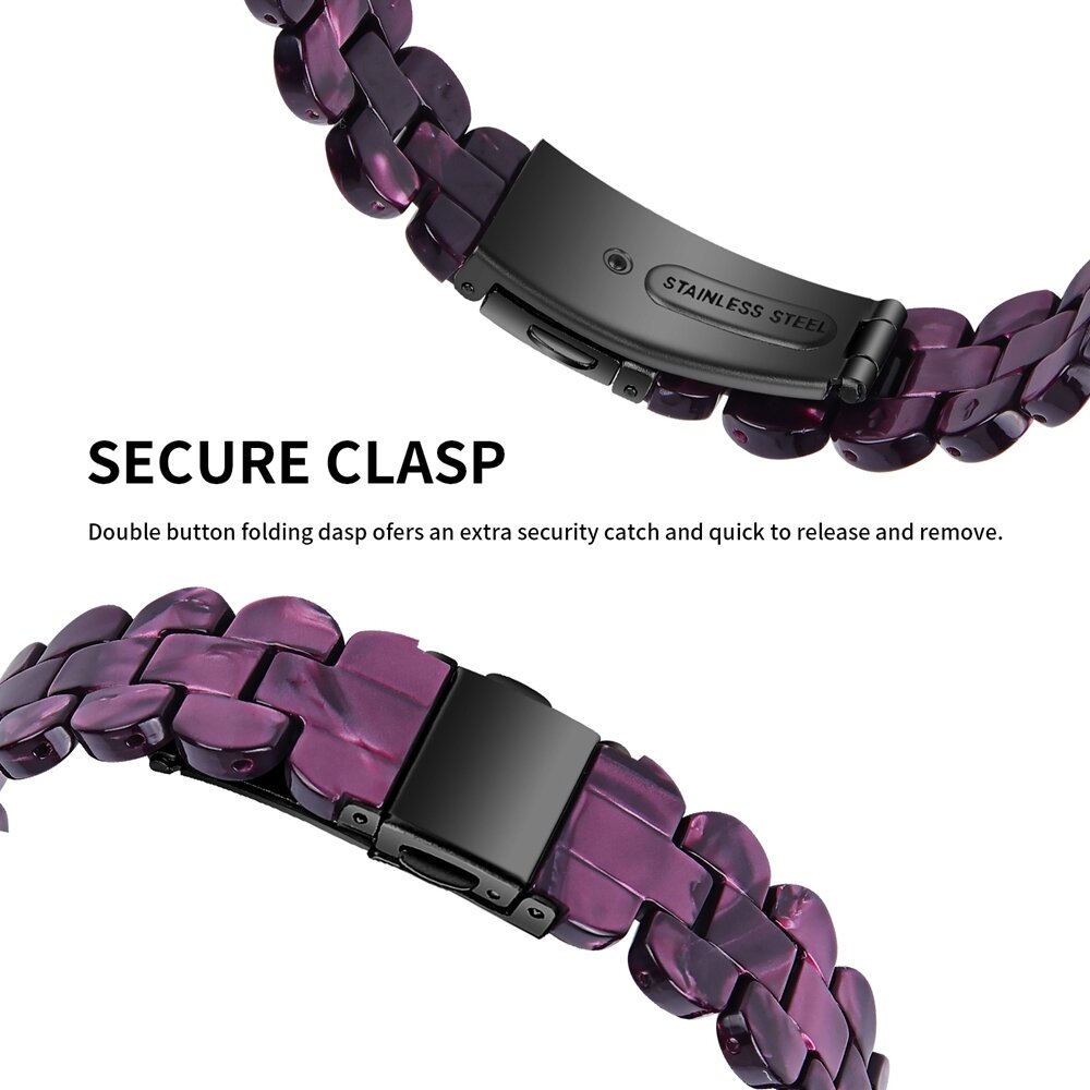 Fitbit Inspire 3 - Resin schakelbandje - Paars