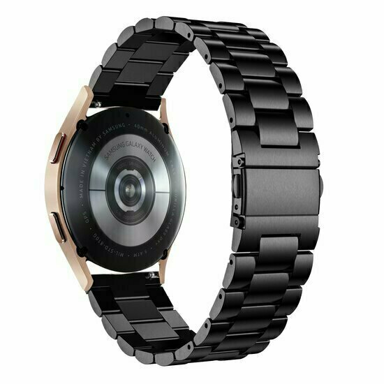 Stalen schakelband - Zwart - Huawei Watch 5 - 42mm