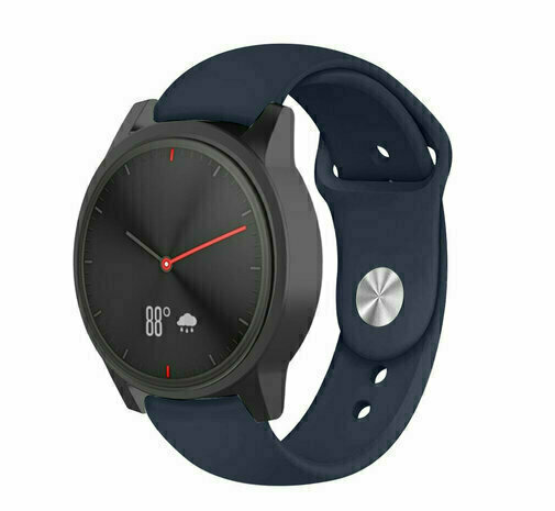 Sportbandje - Maat: Small - Navy - Huawei Watch 5 - 42mm