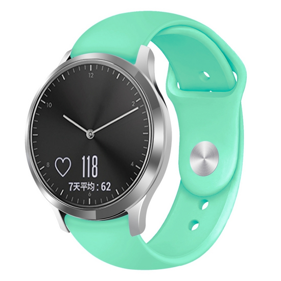 Sportbandje - Maat: Large - Zee groen - Huawei Watch 5 - 42mm