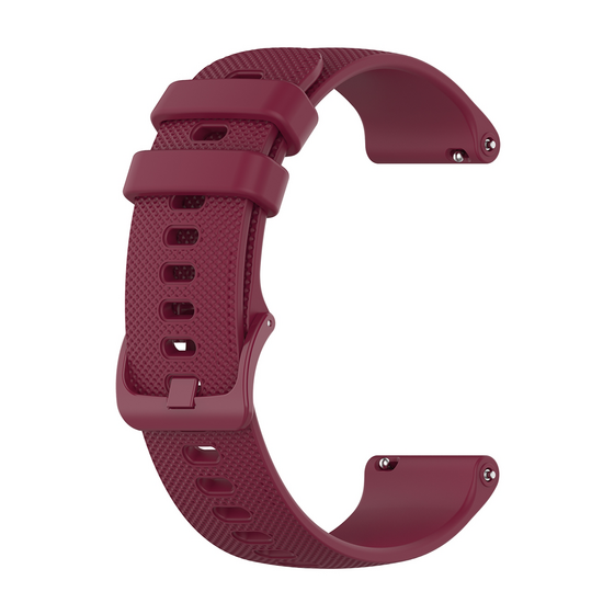 Sportband met motief - Wijnrood - Huawei Watch 5 - 42mm