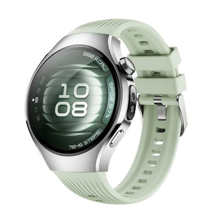 Siliconen bandje 'True Fit' - Groen - Huawei Watch 5 - 46mm