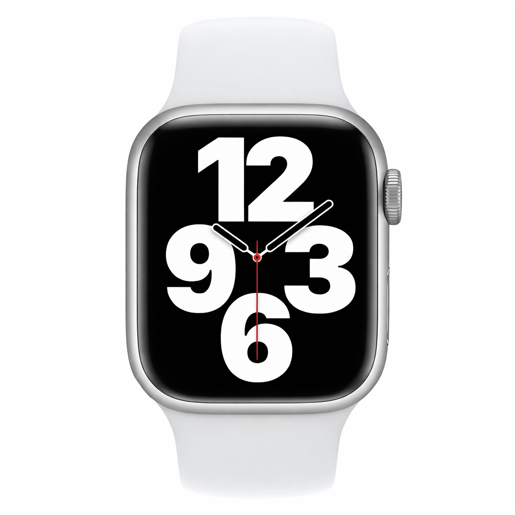 Rubberen sportbandje - Wit - Geschikt voor Apple Watch 38mm / 40mm / 41mm / 42mm