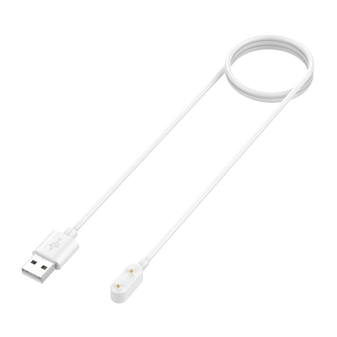 Oplader / Oplaadkabel - Geschikt voor Huawei Watch Fit 5 / 4 / 3 / 2 / 1 / Fit New / Fit Mini - Huawei Honor Band - Huawei Band 9 / 8 / 7 / 6 - USB aansluiting - 1 meter - Wit