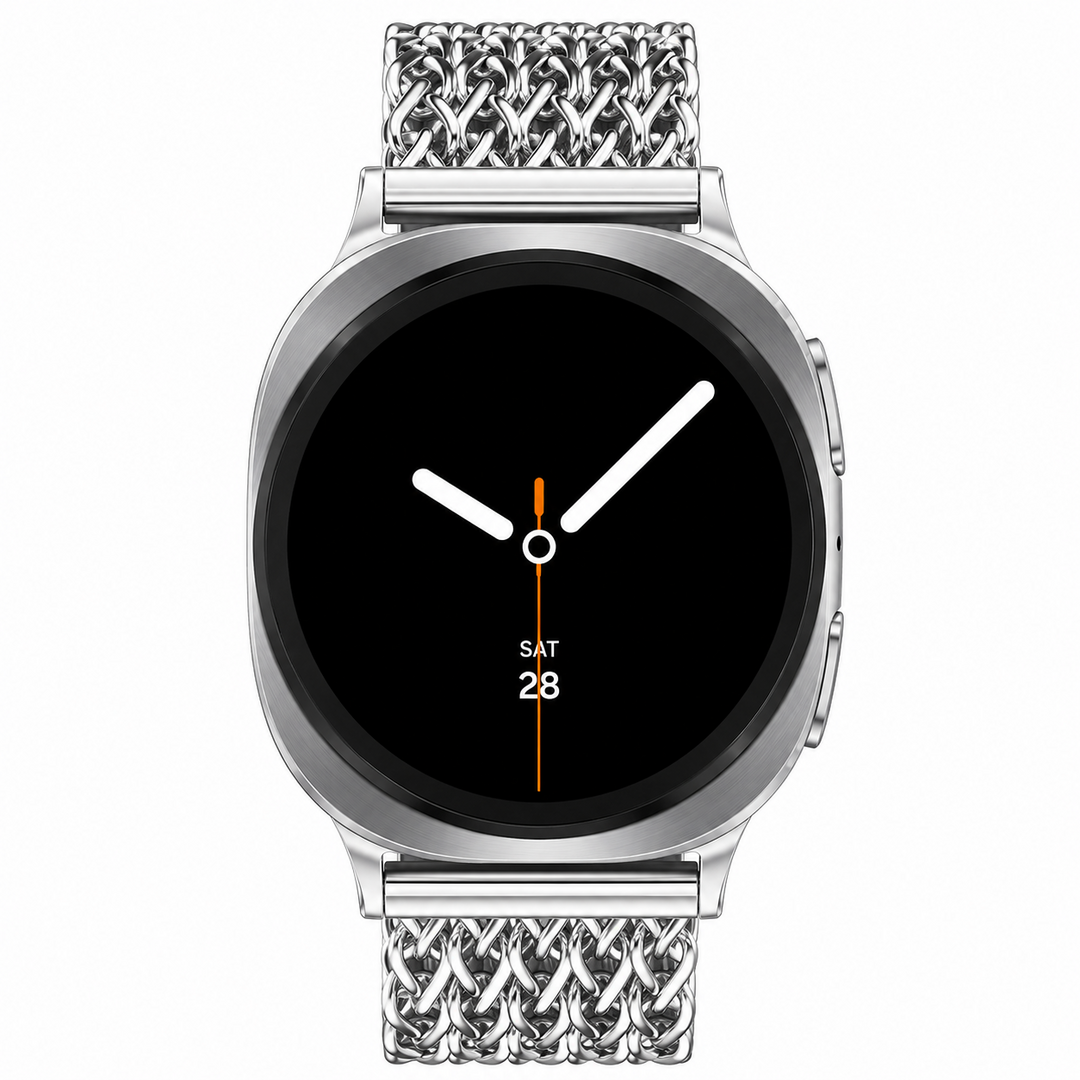 Gevlochten RVS band - Zilver - Samsung Galaxy Watch 8 - 40mm / 44mm
