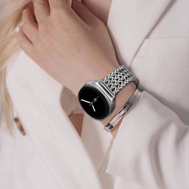 Gevlochten RVS band - Zilver - Samsung Galaxy Watch 8 - 40mm / 44mm