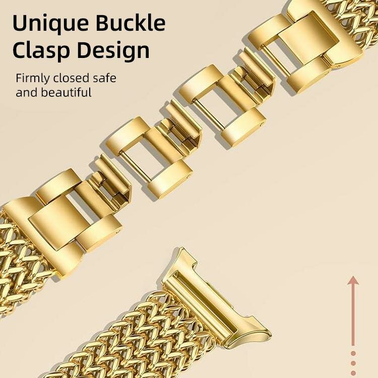 Gevlochten RVS band - Goud - Samsung Galaxy Watch 8 - 40mm / 44mm
