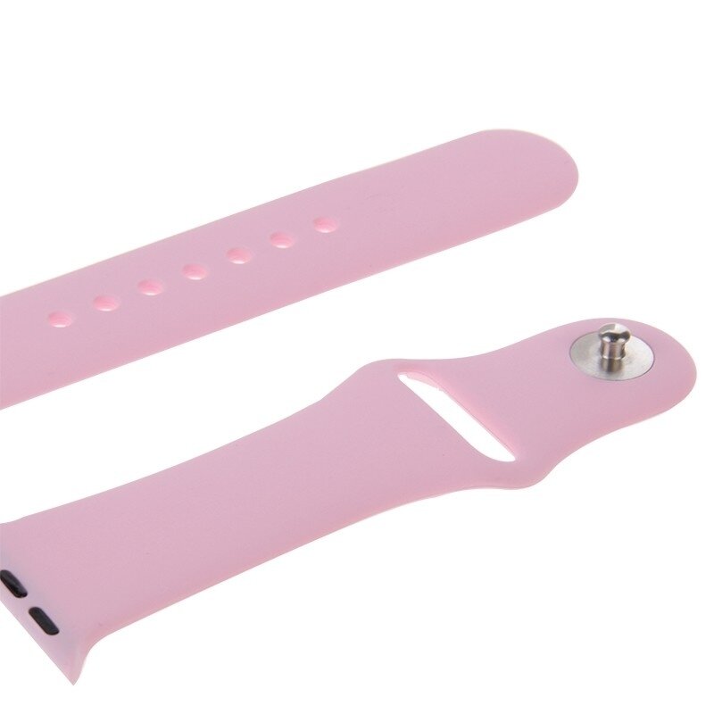 Rubberen sportbandje - Roze - Geschikt voor Apple Watch 44mm / 45mm&nbsp;/ 46mm / 49mm