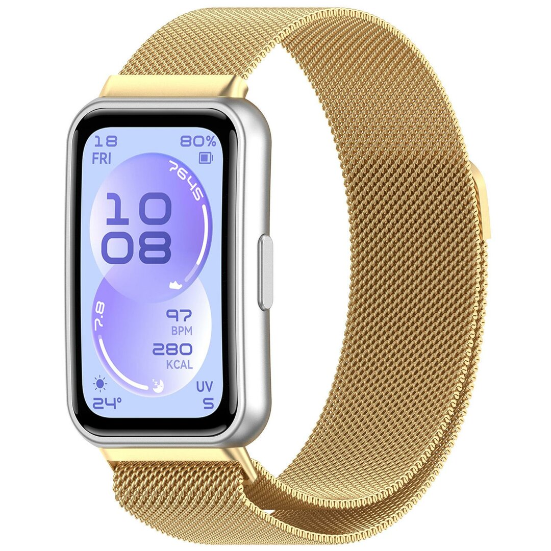 Milanese bandje - Goud - Huawei Band 11 / 11 pro