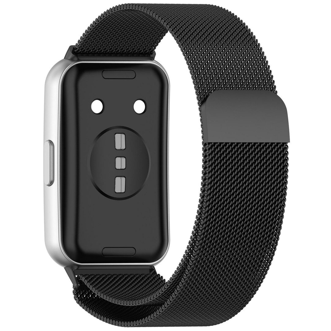 Milanese bandje - Zwart - Huawei Band 11 / 11 pro