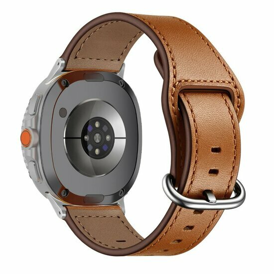 Classic leren band - Bruin - Samsung Galaxy Watch 9 - 40mm / 44mm
