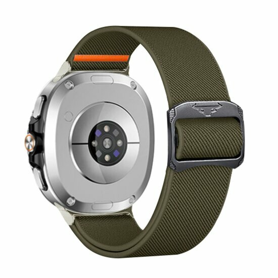 Nylon Loop bandje - Groen - Samsung Galaxy Watch 9 - 40mm / 44mm