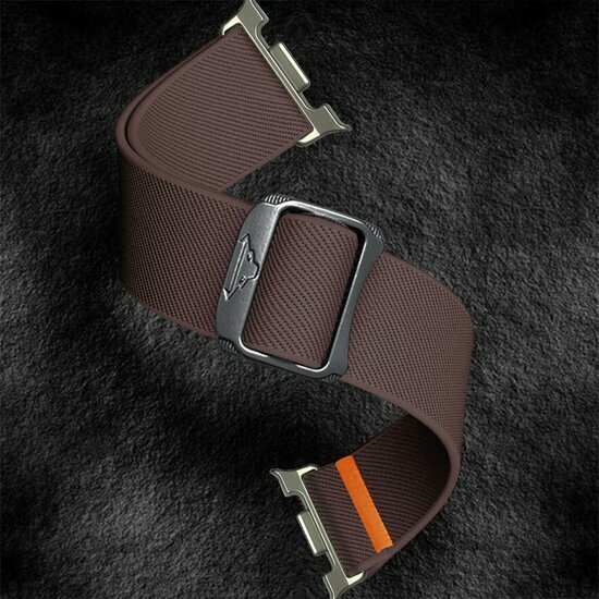 Nylon Loop bandje - Donkerpaars - Samsung Galaxy Watch 9 - 40mm / 44mm