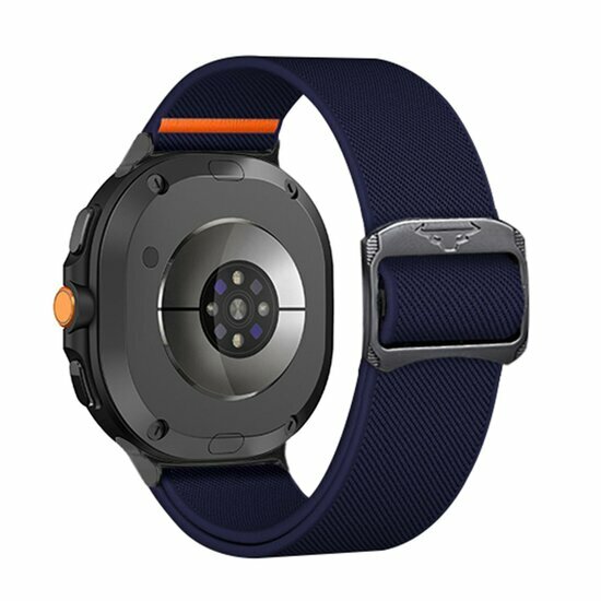 Nylon Loop bandje - Donkerblauw - Samsung Galaxy Watch 9 - 40mm / 44mm