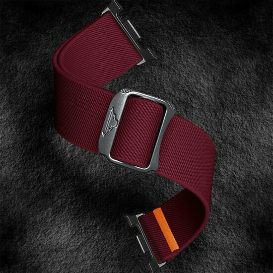 Nylon Loop bandje - Bordeaux - Samsung Galaxy Watch 9 - 40mm / 44mm
