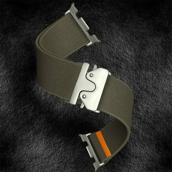 Nylon bandje met Parachute sluiting - Groen - Samsung Galaxy Watch 9 - 40mm / 44mm