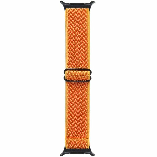 Elastische solo loop nylon bandje - Oranje - Samsung Galaxy Watch 9 - 40mm / 44mm