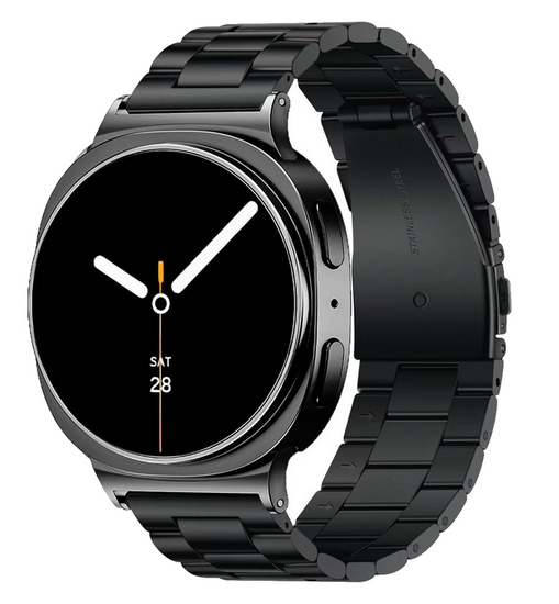 Stalen schakelband - Zwart - Samsung Galaxy Watch 9 - 40mm / 44mm