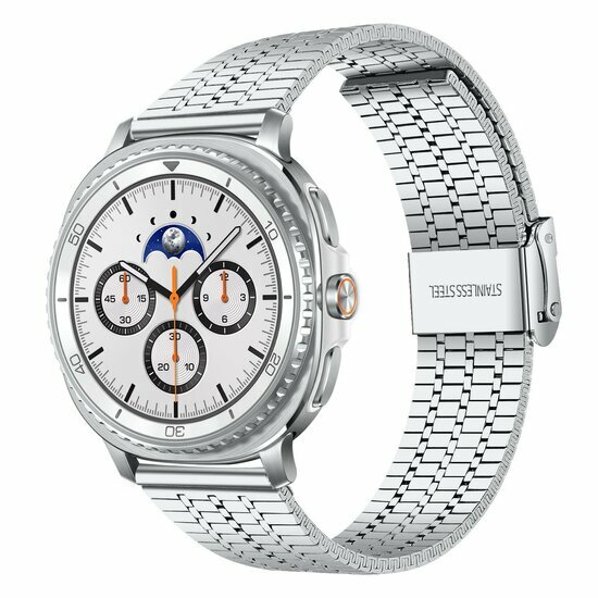 Stalen bandje - Zilver - Samsung Galaxy Watch 9 - 40mm / 44mm