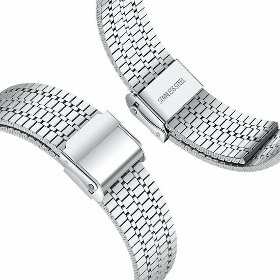 Stalen bandje - Zilver - Samsung Galaxy Watch 9 - 40mm / 44mm