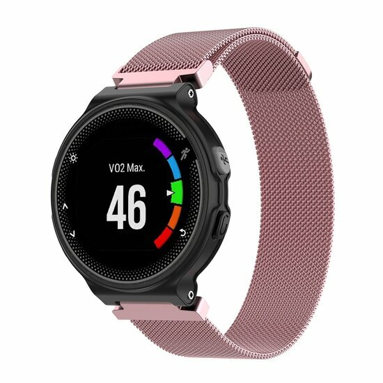 Milanese bandje - Small - Ros&eacute; goud - Garmin Approach S20