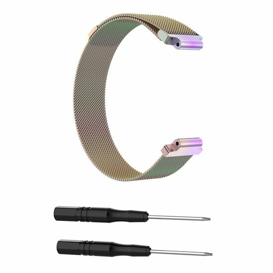 Milanese bandje - Small - Multicolor - Garmin Approach S20