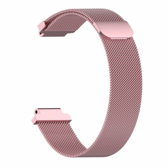 Milanese bandje - Large - Ros&eacute; goud - Garmin Approach S20