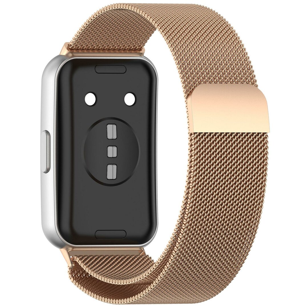 Milanese bandje - Champagne goud - Huawei Band 11 / 11 pro