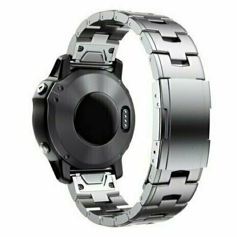 Titanium schakelband - Zilver - Garmin Fenix 9 / 9 pro - 47mm