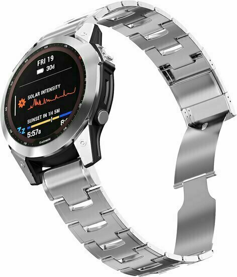 Titanium schakelband - Zilver - Garmin Fenix 9 / 9 pro - 47mm