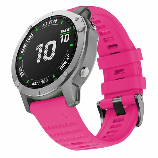 Siliconen bandje - Roze - Garmin Fenix 9 / 9 pro - 47mm