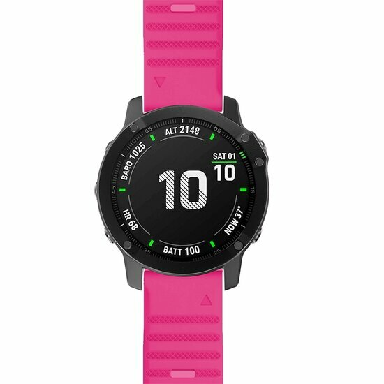Siliconen bandje - Roze - Garmin Fenix 9 / 9 pro - 47mm