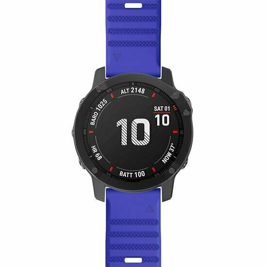 Siliconen bandje - Kobalt blauw - Garmin Fenix 9 / 9 pro - 47mm