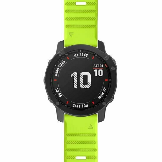 Siliconen bandje - Groen - Garmin Fenix 9 / 9 pro - 47mm