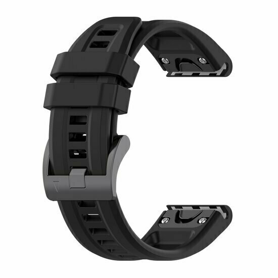 Siliconen sportbandje - Zwart - Garmin Fenix 9 / 9 pro - 43mm