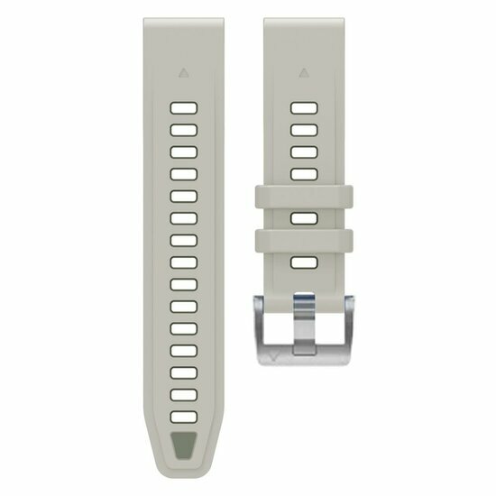 Siliconen bandje - Zandgrijs - Garmin Fenix 9 / 9 pro - 43mm