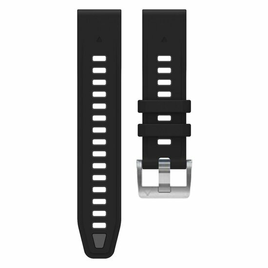 Siliconen bandje - Zwart - Garmin Fenix 9 / 9 pro - 43mm