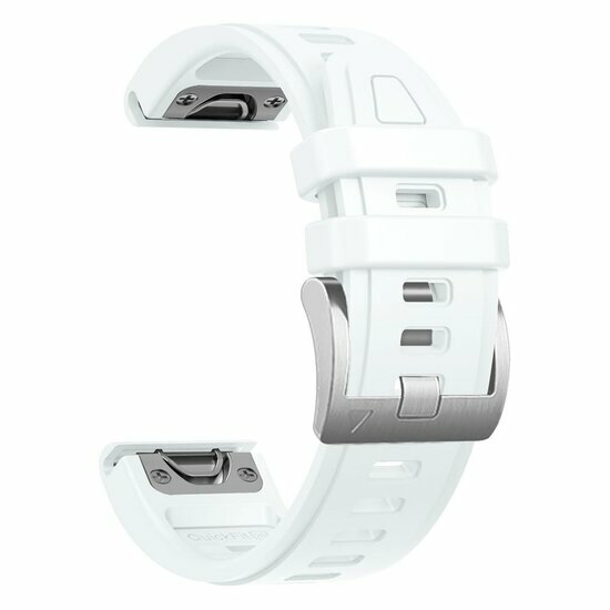 Siliconen bandje - Wit - Garmin Fenix 9 / 9 pro - 43mm