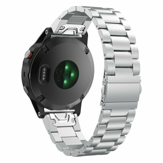 Stalen schakelband - Zilver - Garmin Fenix 9 / 9 pro - 51mm