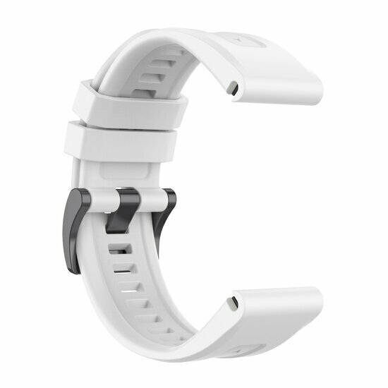 Siliconen sportbandje - Wit - Garmin Fenix 9 / 9 pro - 51mm