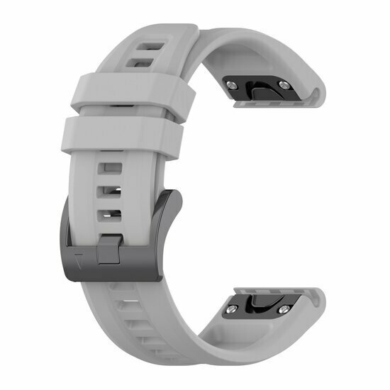 Siliconen sportbandje - Grijs - Garmin Fenix 9 / 9 pro - 51mm