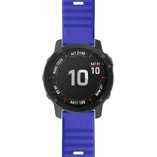 Siliconen bandje - Kobalt blauw - Garmin Fenix 9 / 9 pro - 51mm