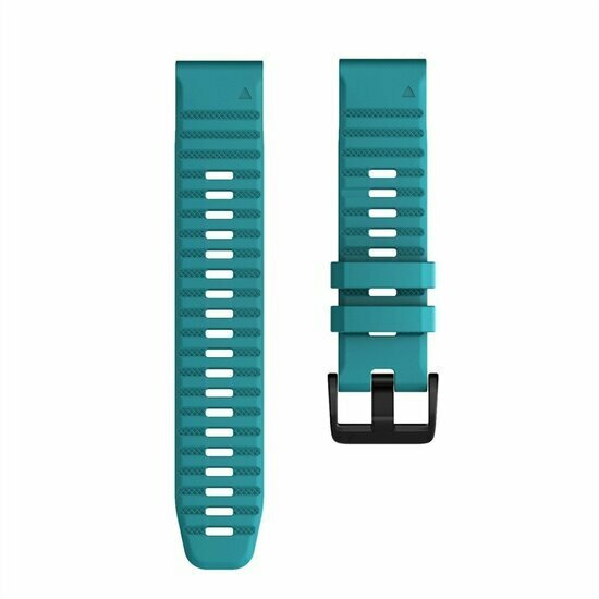 Siliconen bandje - Blauwgroen - Garmin Fenix 9 / 9 pro - 51mm