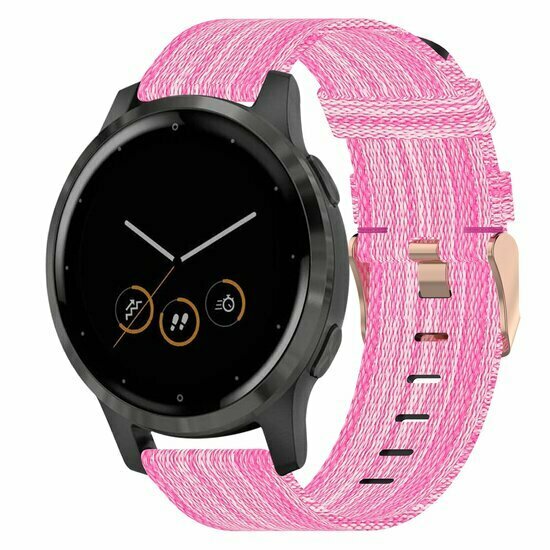 Huawei Watch GT 6 / GT 7 - 41mm  - Canvas nylon bandje - Roze